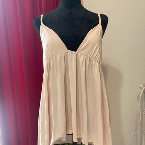 Free People Cream Camisole Top
